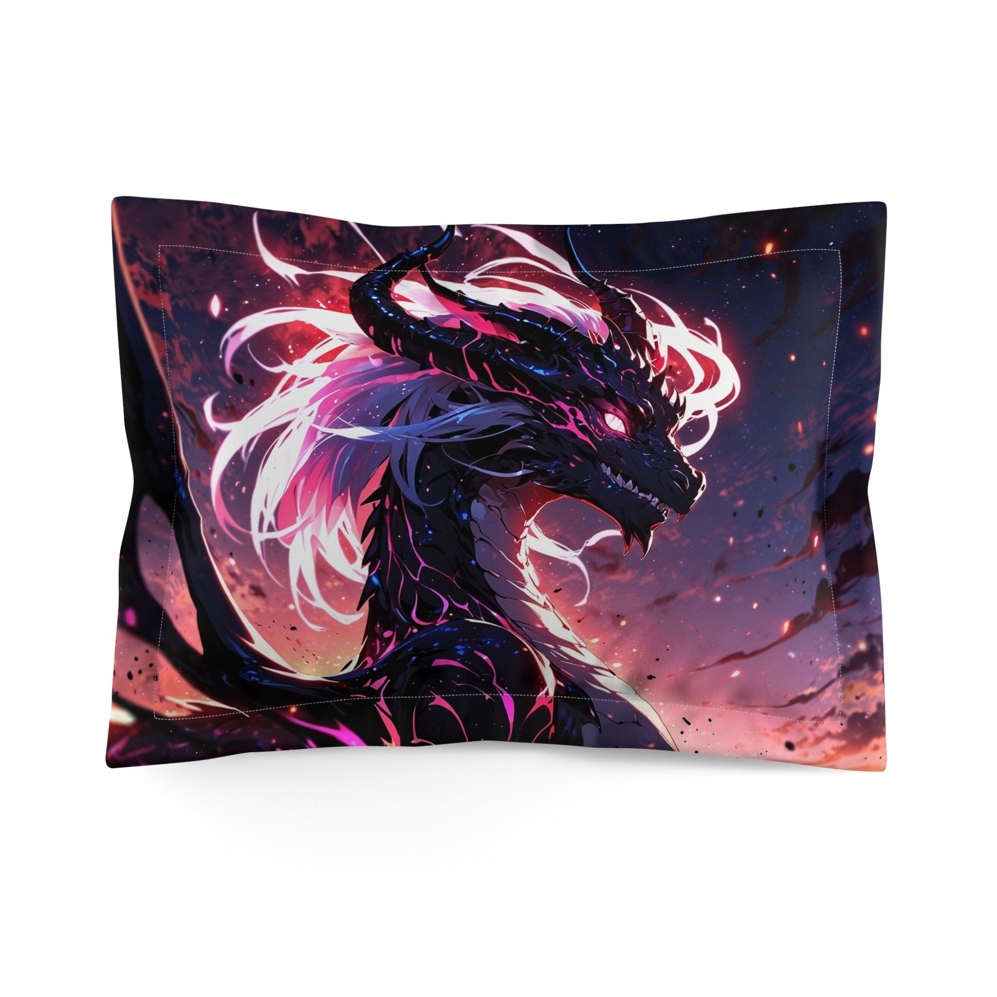 Fantasy Female Dragon Pillow Sham