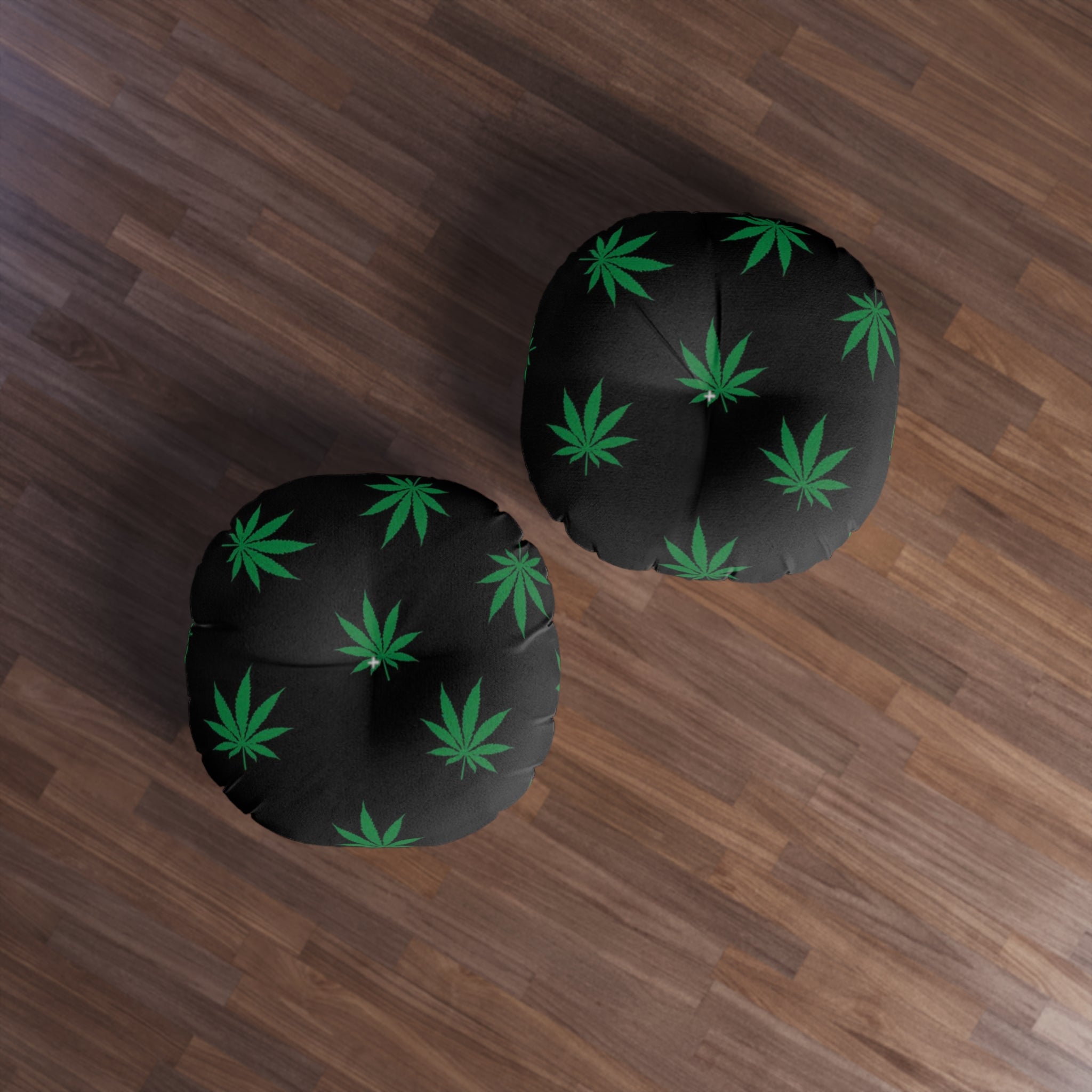 Weed Print Floor Pillow
