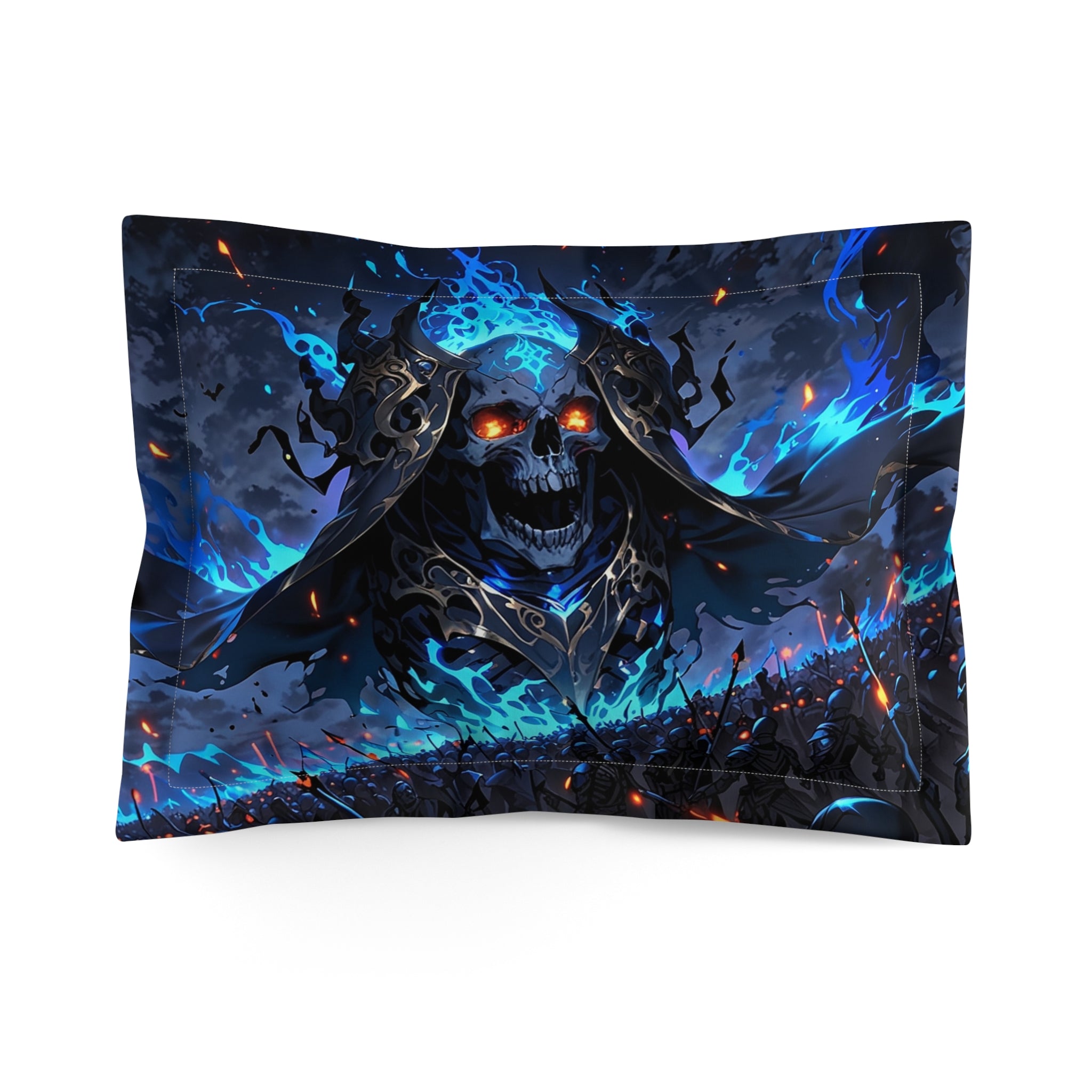 Skull Knight Pillow Sham