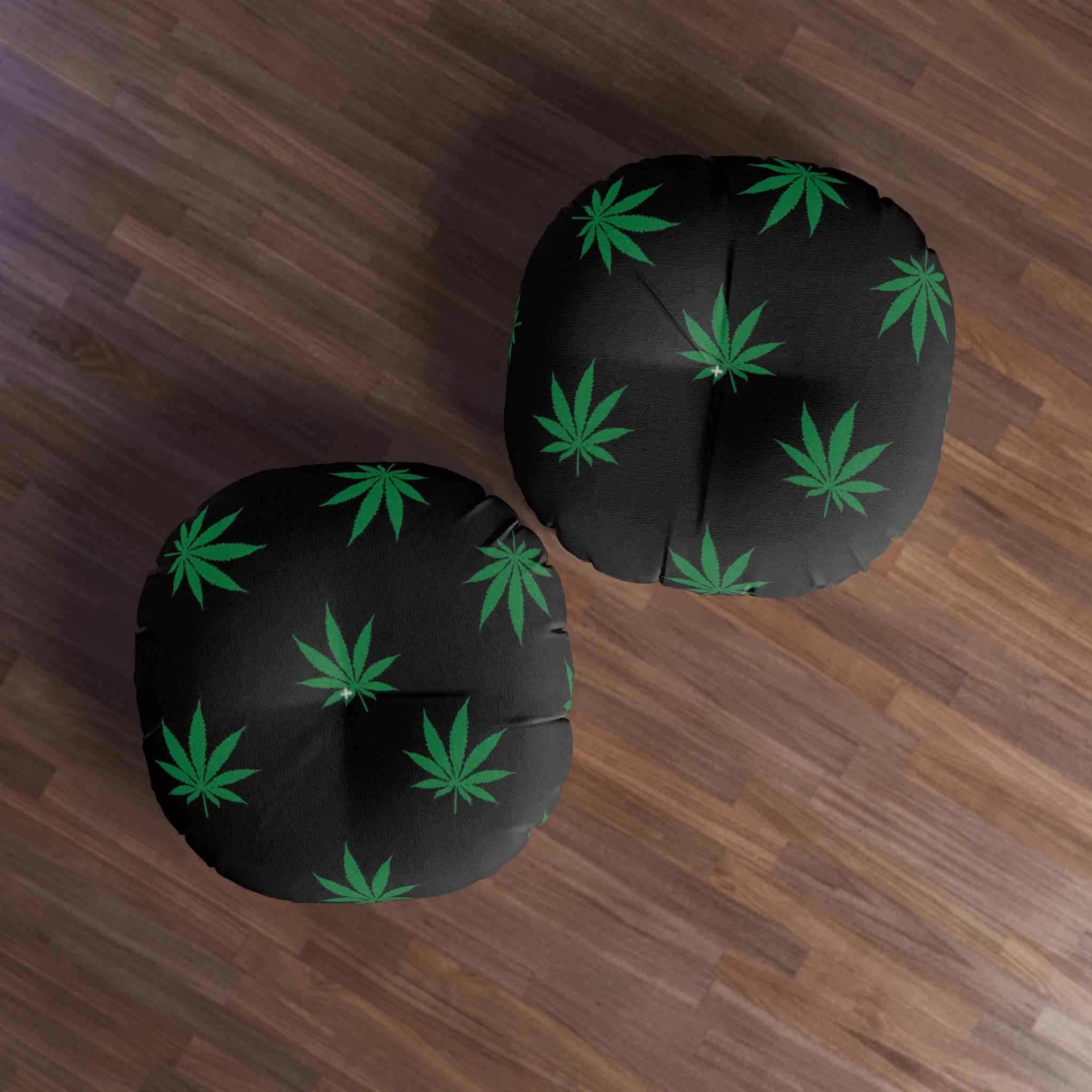Weed Print Floor Pillow