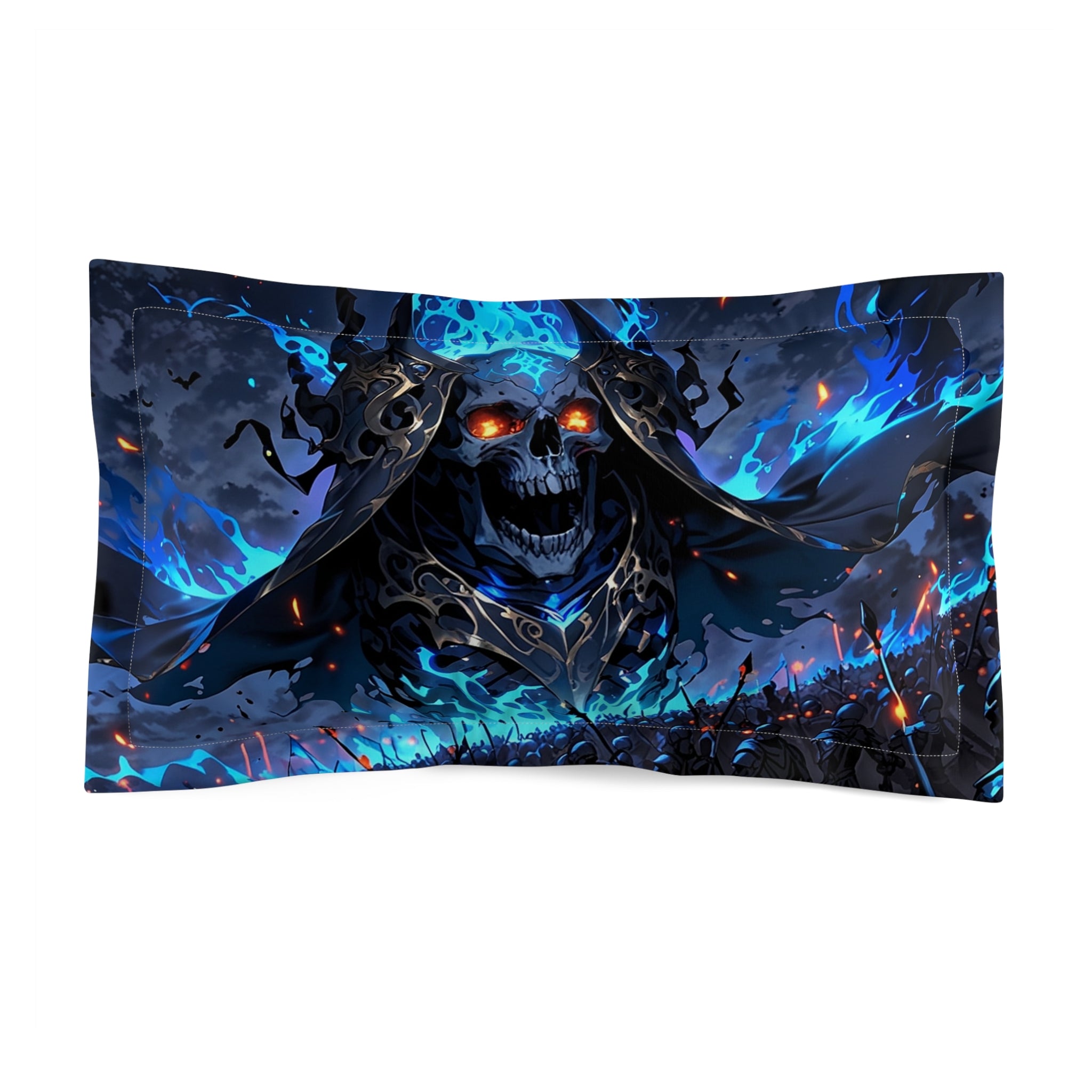 Skull Knight Pillow Sham