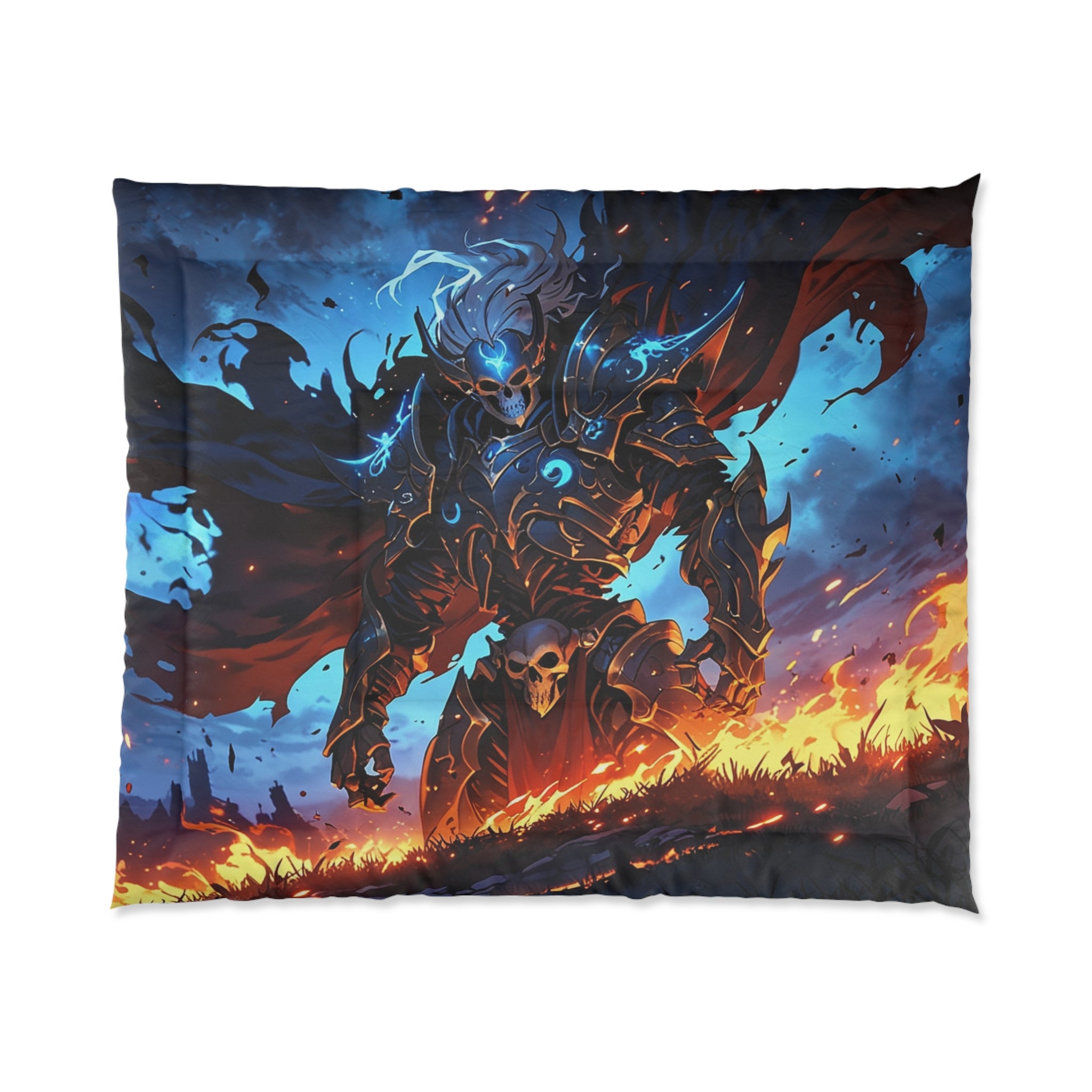 Skull Knight Themed Comforter